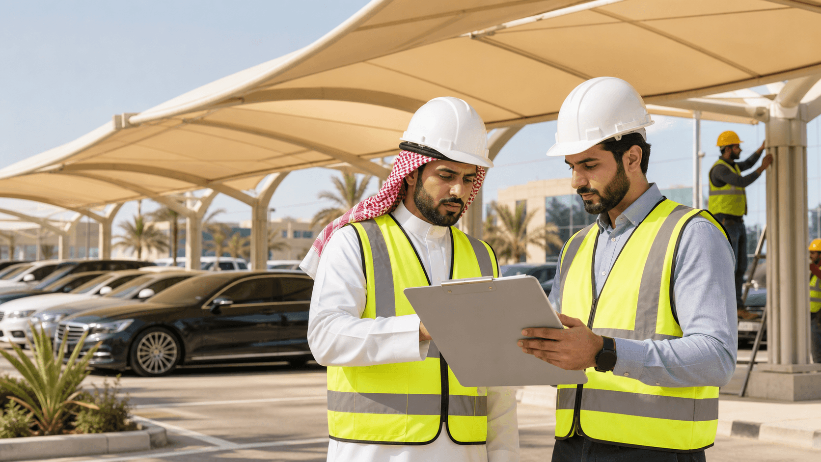 How to Hire a Car Parking Shade Contractor in Saudi Arabia